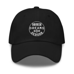 BDR Broken Dreams Reborn full time RV life simple logo hat