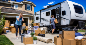 Brokendreamsreborn.com how to downsize for full time RV life without being overwhelmed