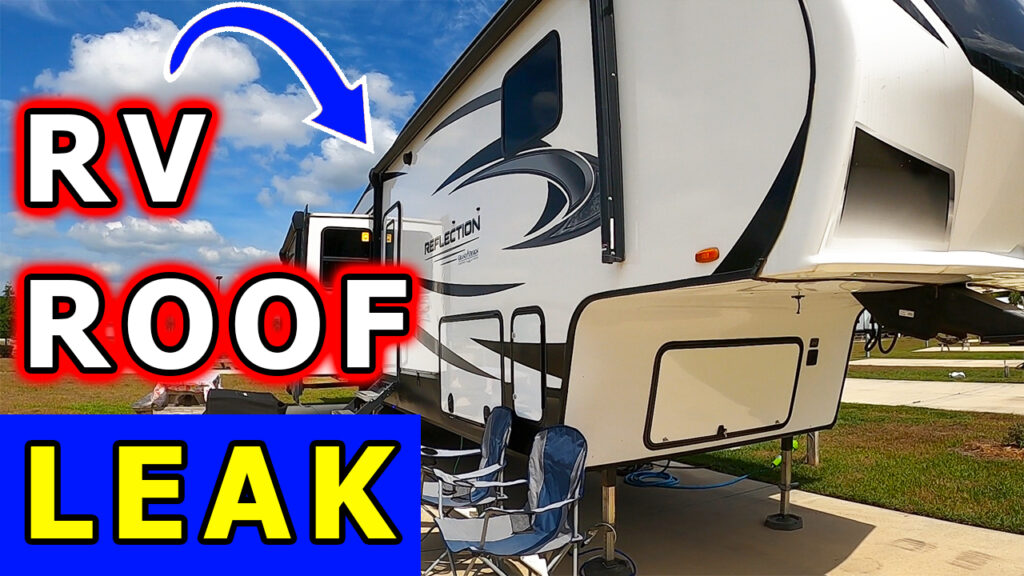 Broken Dreams Reborn full time RV life travel life couple RV roof leak