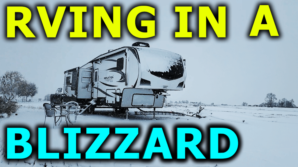 Broken Dreams Reborn full time RV life travel life couple RVing in a blizzard