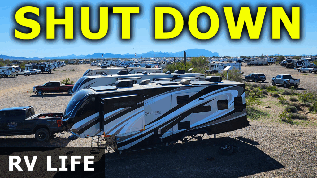 Broken Dreams Reborn full time RV life travel life couple RV camping shut down RV rally mice in trucks