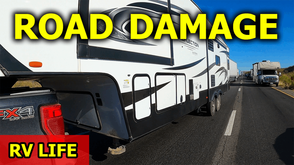 Broken Dreams Reborn full time RV life travel life couple road damage