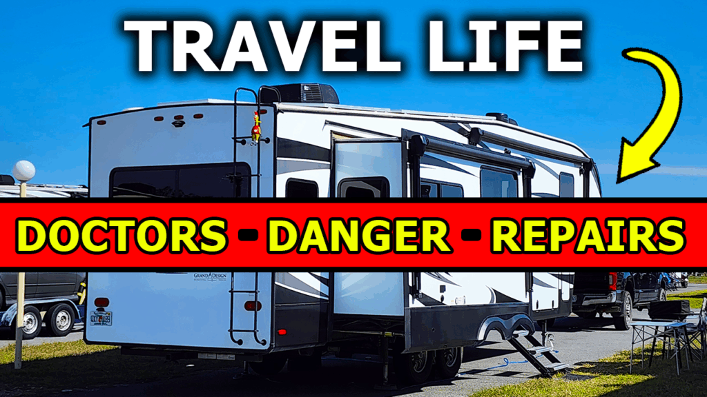 Broken Dreams Reborn full time RV life travel life couple Walmart shootout RV repair and doctor drama