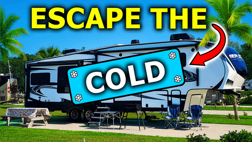 Broken Dreams Reborn full time RV life travel life travel couple escape the cold best states to RV in the winter, Texas, Florida or Arizona