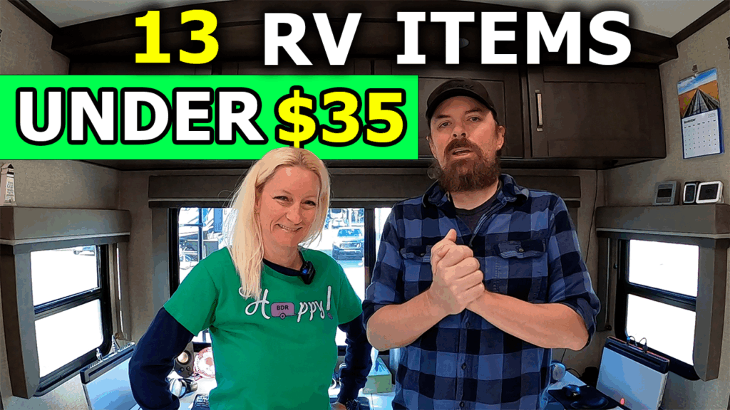 Broken Dreams Reborn full time RV travel life couple vlog 13 RV gift items under $35